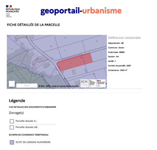  Terrain � vendre 2403 m�