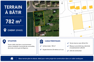  Terrain à vendre 782 m²