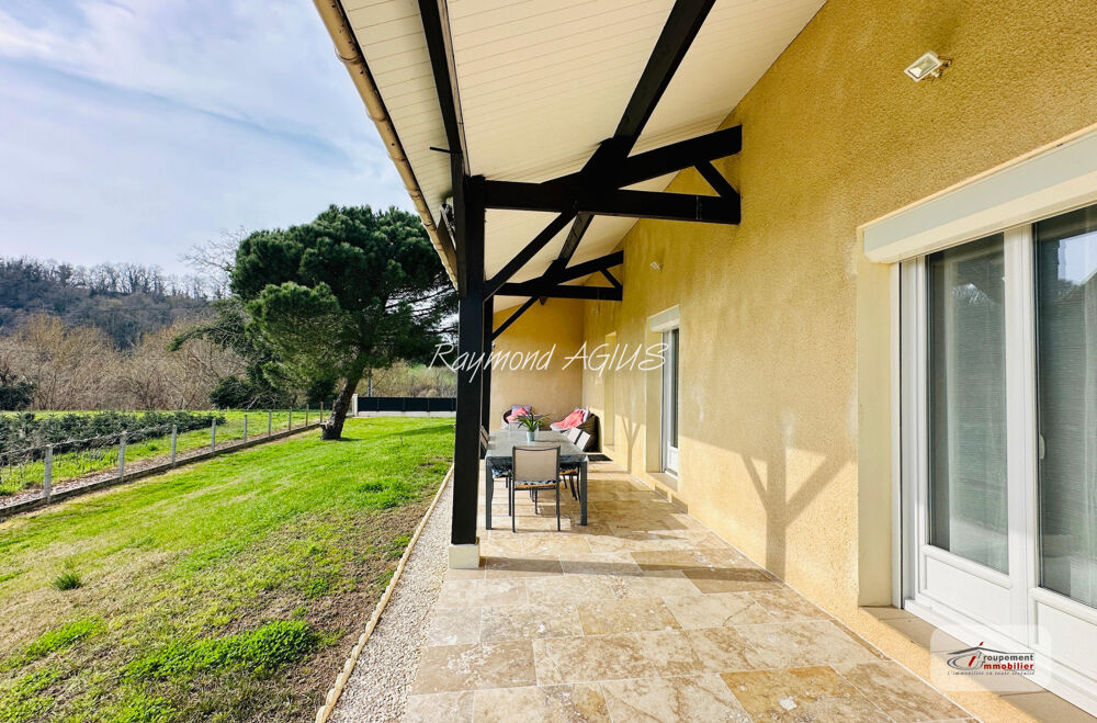 Exceptionnelle maison de plain-pied avec 4 chambres et vue sur la campagne et la rivière