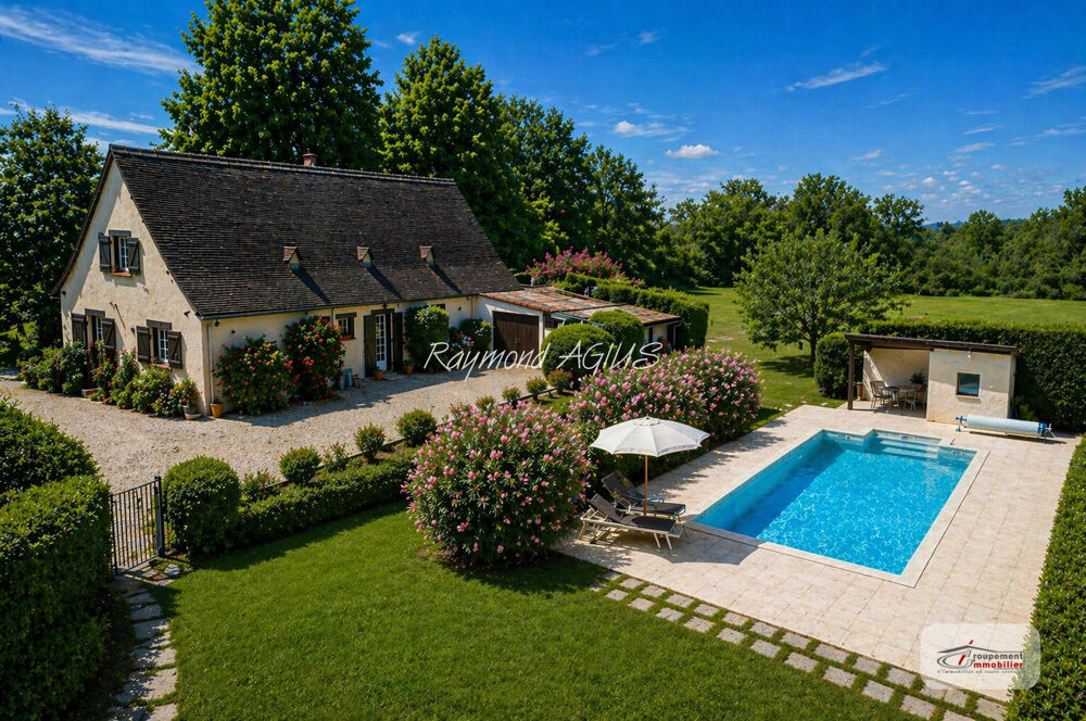 Magnifique maison périgourdine de 5 chambres avec vue imprenable