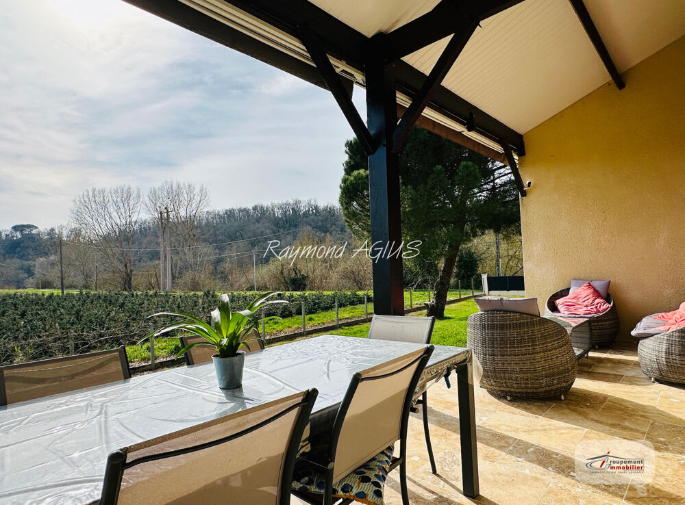 Exceptionnelle maison de plain-pied avec 4 chambres et vue sur la campagne et la rivière