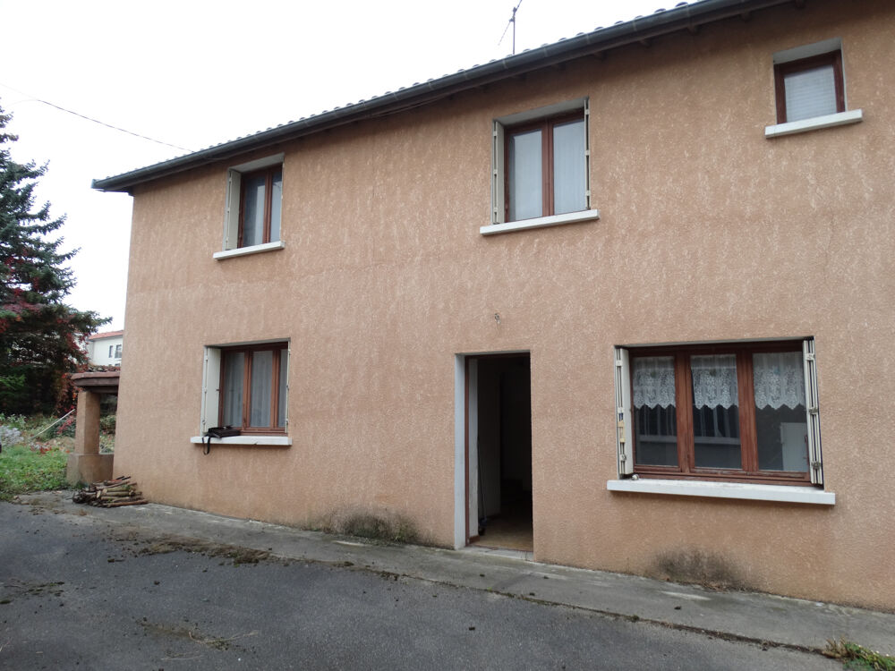   Terrain + maison + entrepôt 