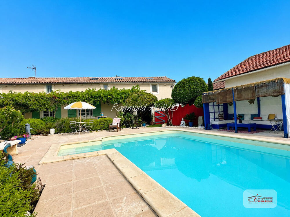 Vente Maison Charmante longère de vigneron avec studio, piscine et séchoir traditionnel Pineuilh