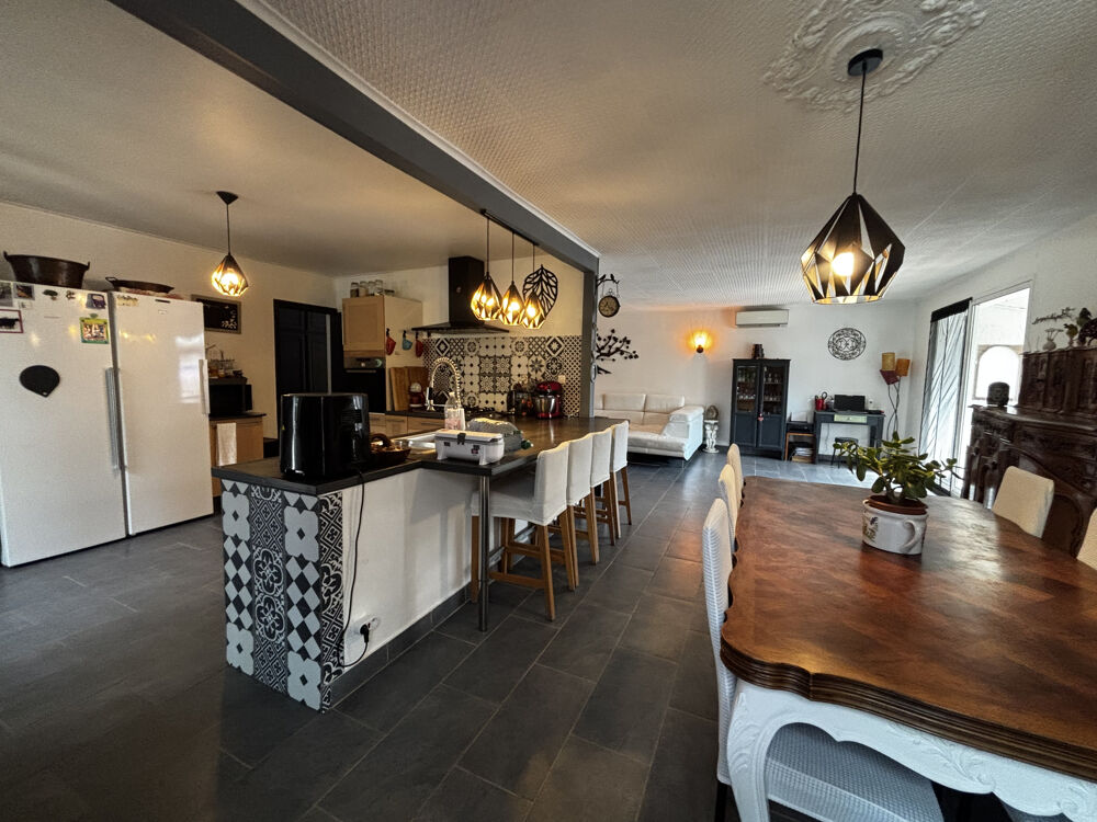 PROCHE PEZENAS - MAISON INDEPENDANTE DE PLAIN PIED 3 CHAMBRES TERRAIN 1345M2 GRAND TERRAIN CLOS