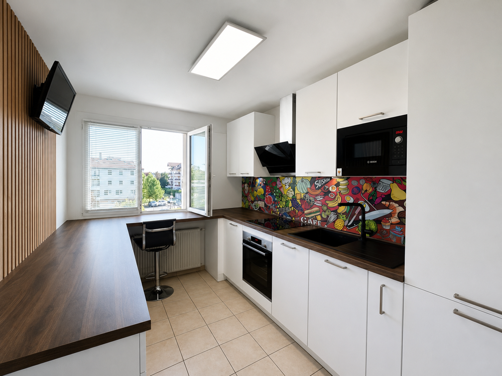 Grand appartement avec 2 pièces à louer à Ville-La-Grand