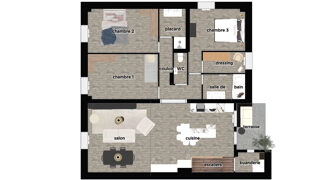  Appartement � louer 5 pi�ces 102 m�