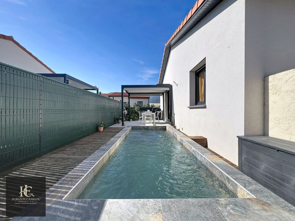 Belle maison récente avec piscine sur Vinça
