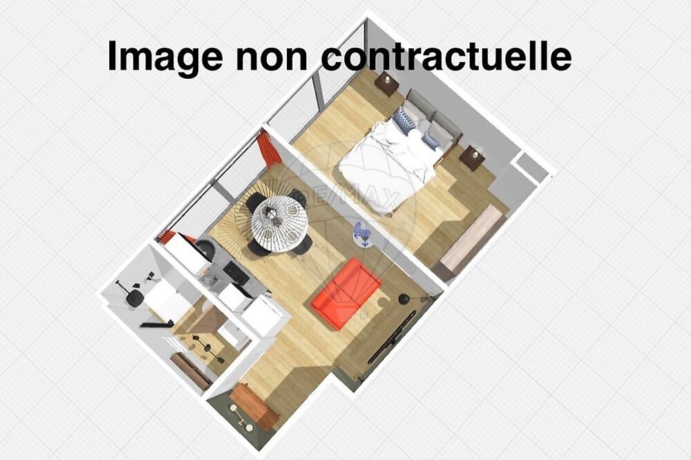 Appartement 1 chambre(s) à vendre