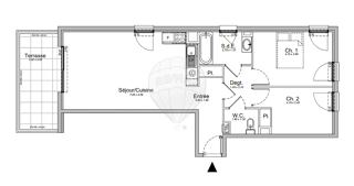  Appartement � vendre 3 pi�ces 