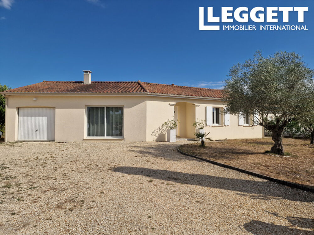 Vente Maison Pavillon de plain-pied de 2010 dans petit lotissement. Nersac