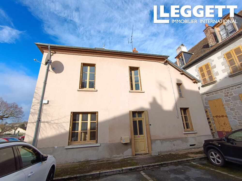 Vente Maison Charmante maison de 2 appartements séparés (dont 1 actuellement loué), cour, dans une jolie ville Creusoise Auzances