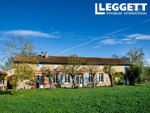   Ferme toulousaine r�nov�e, 295 m� habitable, 8 500m� de terrain, piscine. 30 km Sud de Toulouse Maison - 7 pi�ce(s) - 296 m�