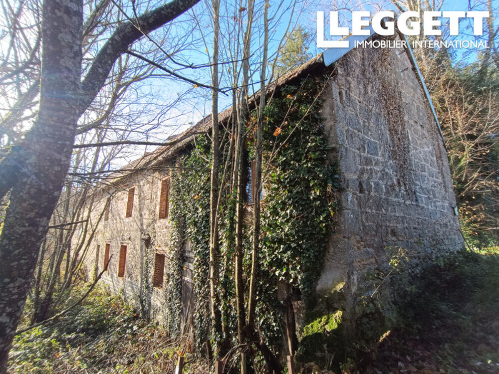 Belle propriété à rénover en bord de rivière, avec un grand jardin, située à la périphérie d'une jolie ville