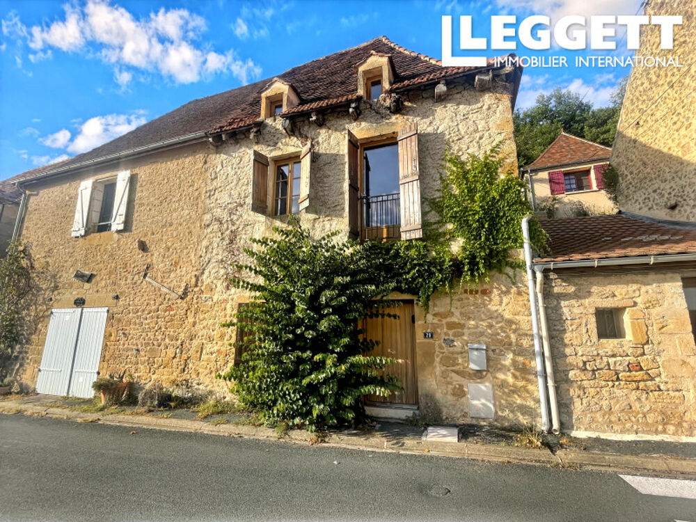 Vente Maison Maison  de village en pierre avec terrasse et jardin, vendue meublée ? pied-à-terre en Dordogne Badefols-sur-dordogne
