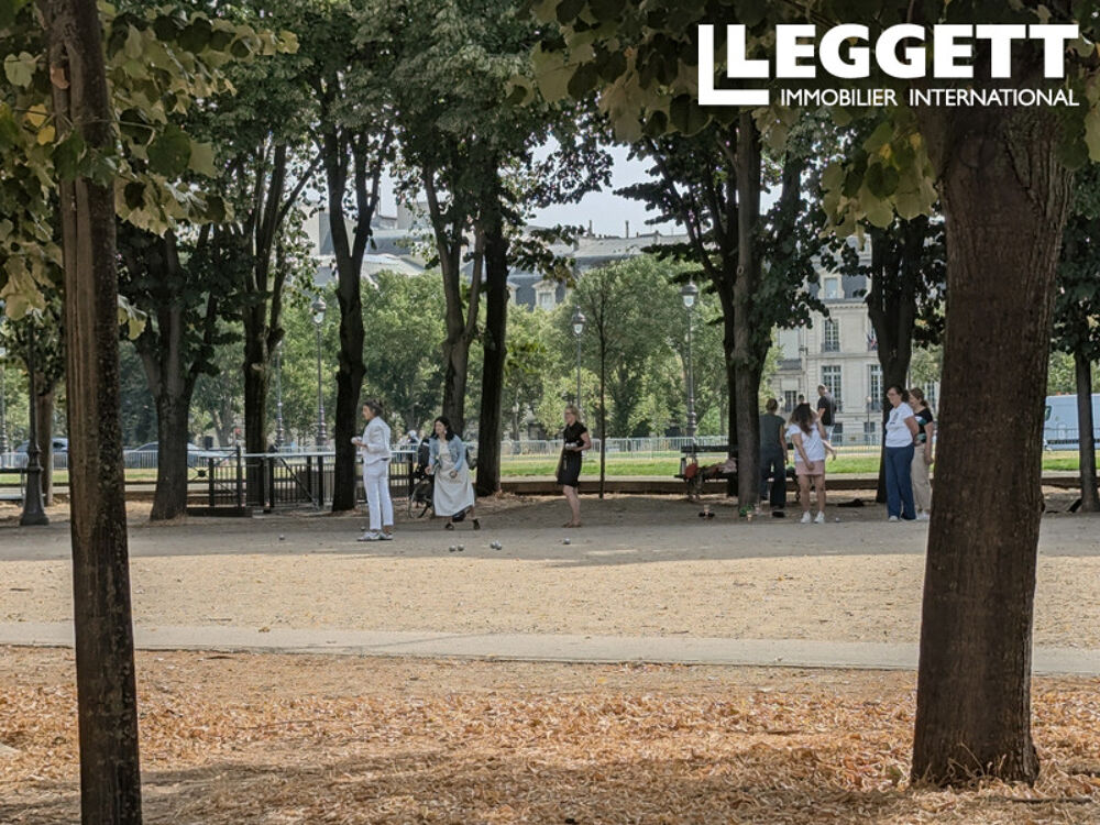 Vente Appartement Paris 7e Invalides / quai de Seine, studio de 15 M2 dans un immeuble contemporain, douche wc cuisine équipée Paris 7