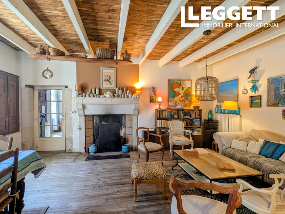 Vente Maison Maison en pierre de caractère avec piscine intérieure et studio indépendant- 5 chambres - Theil-Rabier 16240 Theil-rabier