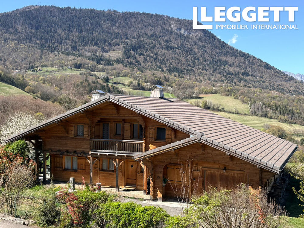 Chalet traditionnel de charme avec vue panoramique exceptionnelle sur les montagnes