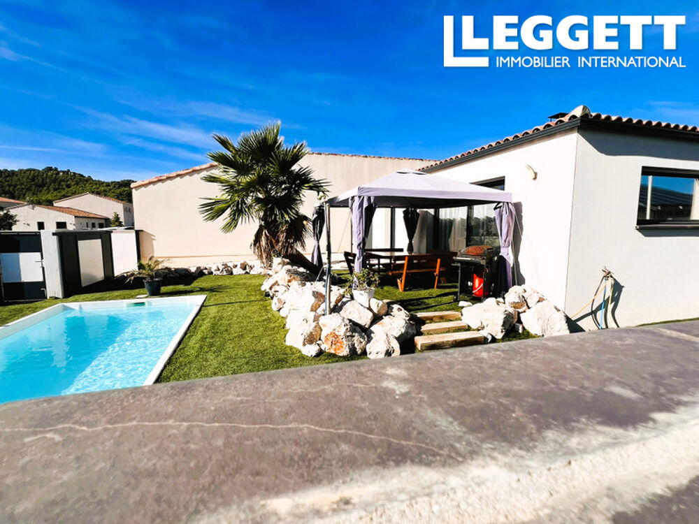 CESSENON : DPE A : BELLE VILLA avec piscine, parking privé et 3 chambres. Idéale maison de famille.