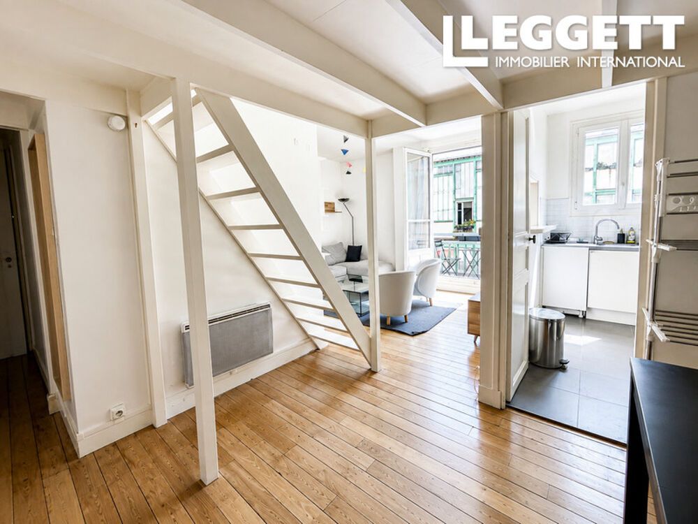 Vente Appartement PARIS XVI ? SABLONS ? Élégant 40m² avec balcon de 3m2, dernier étage, calme absolu et belle luminosité Paris 16