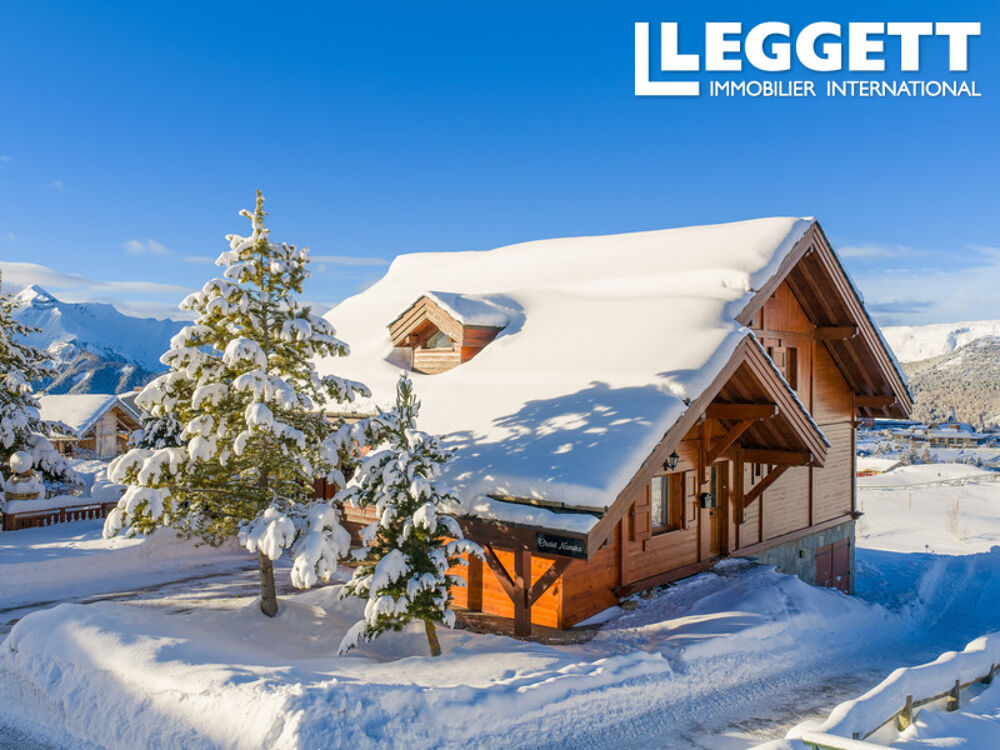 Vente Maison Chalet d'exception au bord des pistes, Alpe d'Huez<br />8 chambres / sdb attenent, spa, hammam et salle de cinéma Huez