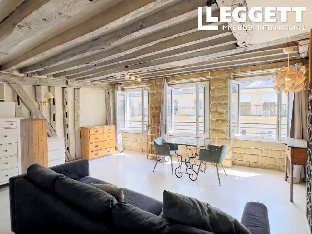 Vente Appartement PARIS 2, Bonne Nouvelle, apart lumineux 1 ou 2P (T1), 50m2, 5e asc, vue plein ciel et toits, 5,44% en locatif Paris 2