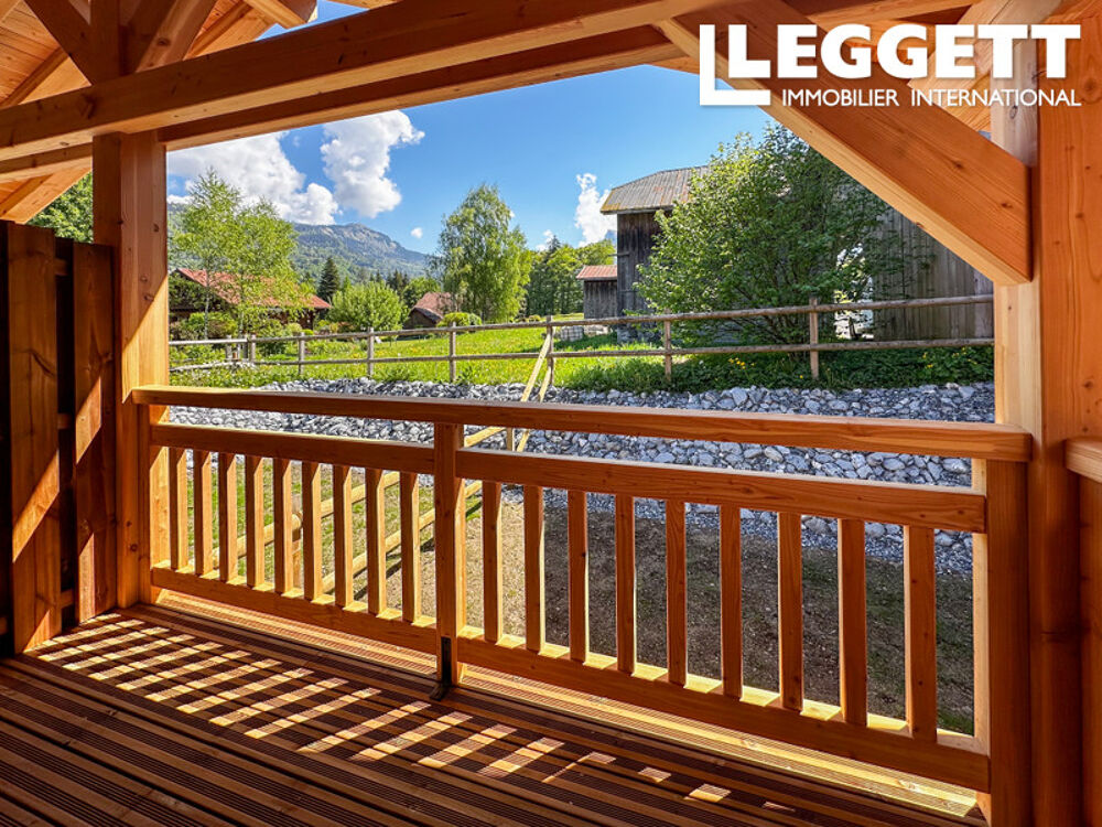 Vente Maison Chalet mitoyen neuf de 3 chambres, situé dans un environnement calme, avec jardin et vues sur les montagnes. Morillon