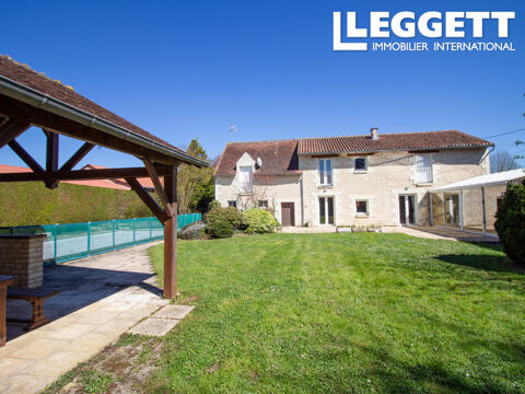   Propri�t� en pierre de cinq chambres avec piscine chauff�e et d�pendances pr�s de Rilly sur Vienne Maison - 8 pi�ce(s) - 248 m�