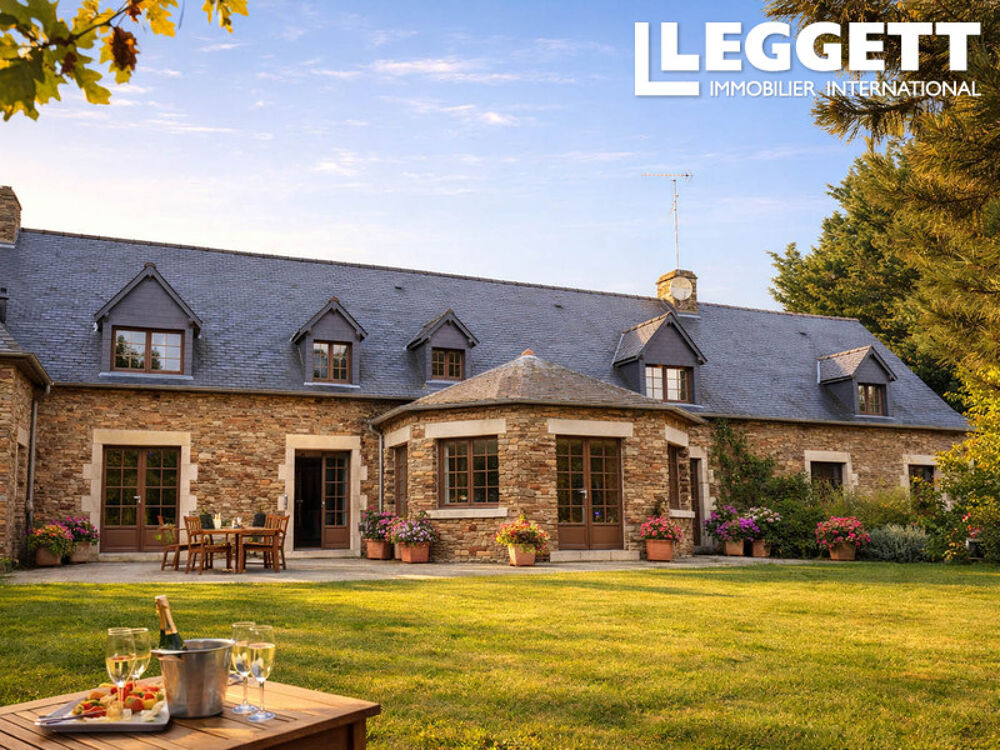 Vente Maison Villa unique avec 2 logements indépendants attenants dans un superbe écrin, total 8 ch., 15 km du Mt St-Michel Saint-james