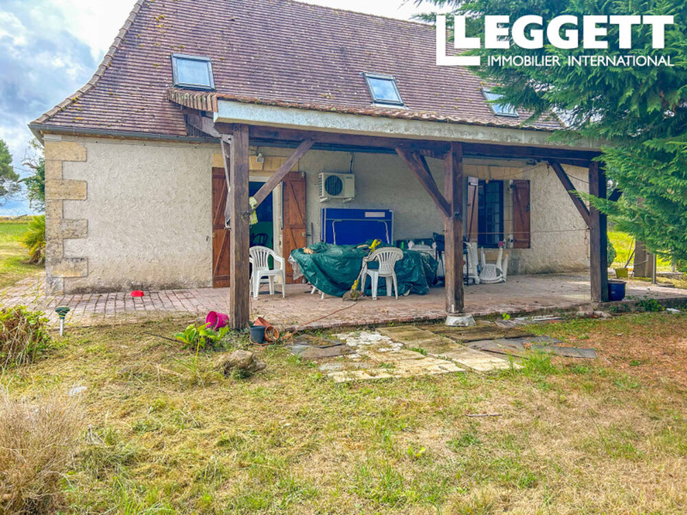 Vente Maison LACROPTE - DORDOGNE - Charmante maison de campagne en pierre, 3 chambres avec grange au calme sur 3.4 hectares Lacropte