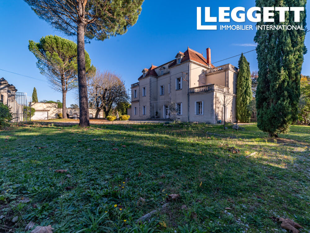 Vente Propriété/Château Château de prestige datant du début du XIXe siècle, situé sur un domaine de 4,6 ha dans le sud de la France Saint-ambroix