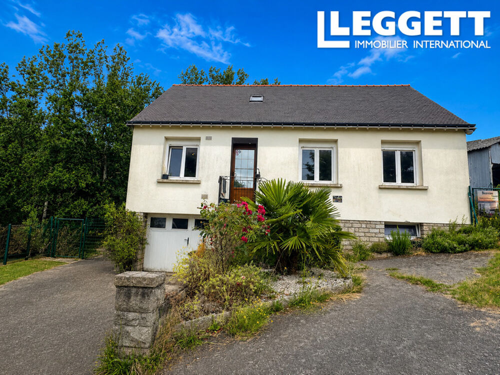 Vente Maison Belle maison Nantaise  de 4 chambres, sur terrain arboré et clôt.<br />Canal de Nantes à Brest et forêt.<br /> Guillac
