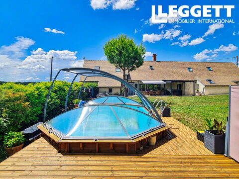   Charmante Maison de 5 Chambres avec g�te Ind�pendant � r�nover, joli jardin et piscine Proche de Bellegarde 45 Maison - 8 pi�ce(s) - 187 m�