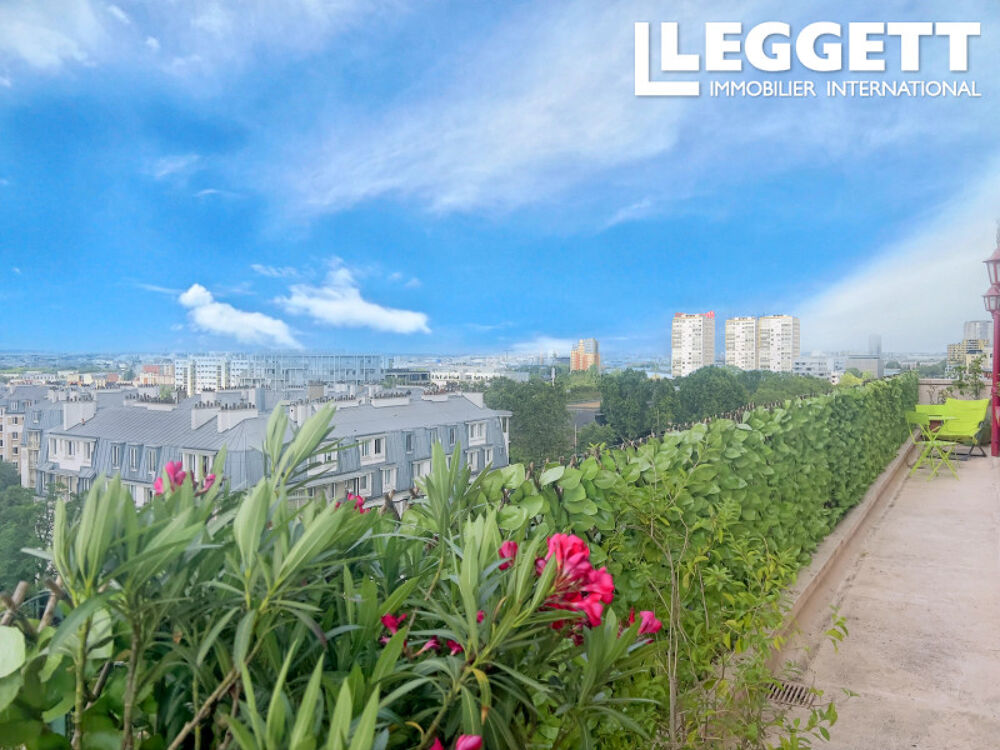 Vente Appartement PARIS 18, Clignancourt, appart 2P (T2) à rénover 51m2+20m2 terrasse, 9e étage avec vue panoramique plein ciel Paris 18