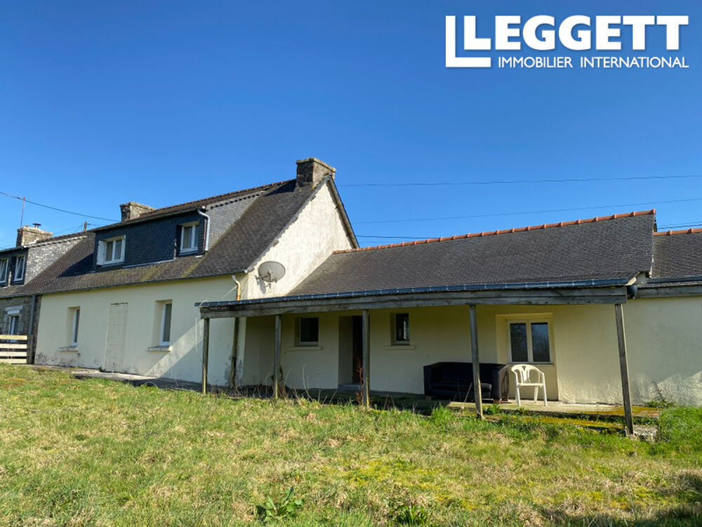 Charmante maison jumelée de 2 chambres avec gîte et grand terrain ? Lohuec