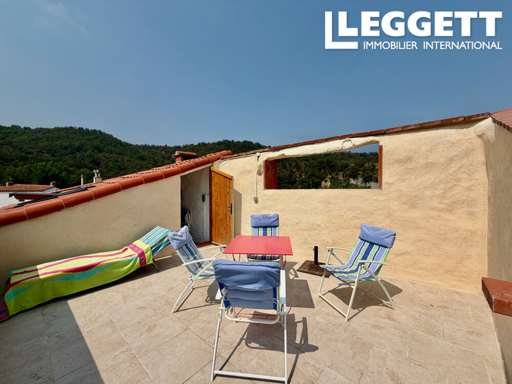 Vente Maison Magnifique maison de village en pierre entièrement rénovée à Finestret avec terrasse de toit<br /> Finestret