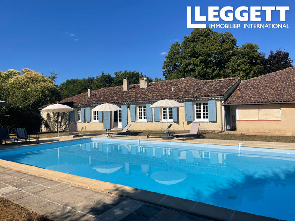 Vente Maison Longére en pierre avec beaucoup de charme, 4 chambres et piscine privée. Montpezat