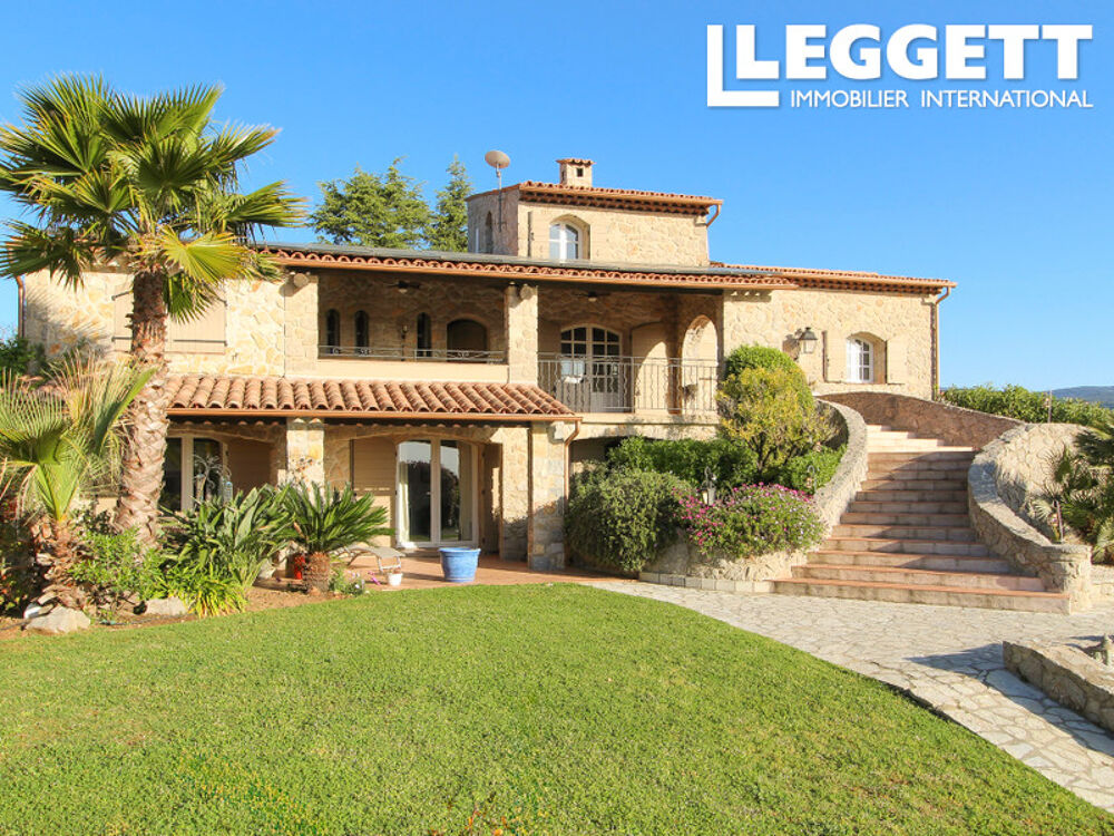Vente Maison Magnifique villa familiale de 6 chambres, belle piscine et pool house, vues panoramiques à couper le souffle Peymeinade