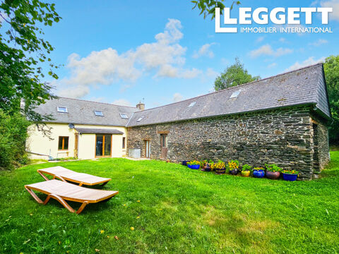   Longre en pierre de trois chambres, avec jardin, dans un hameau calme  proximit du Lac de Guerldan. Maison - 4 pice(s) - 110 m