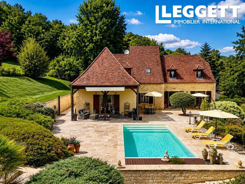 Élégante maison en pierre, 4 chambres, appartement indépendant et piscine chauffée à Sarlat-la-Canéda