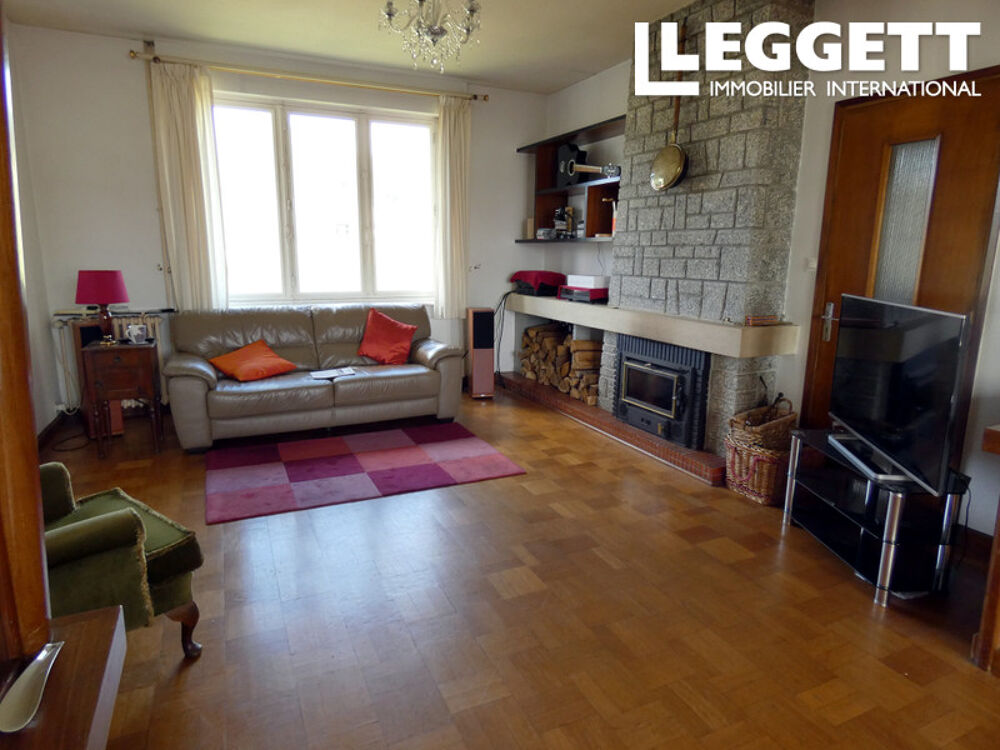 Vente Maison Maison bourgeoise 140 m² sur sous-sol encadré par jardins 920 m² à proximité du centre-ville de Pontrieux Pontrieux