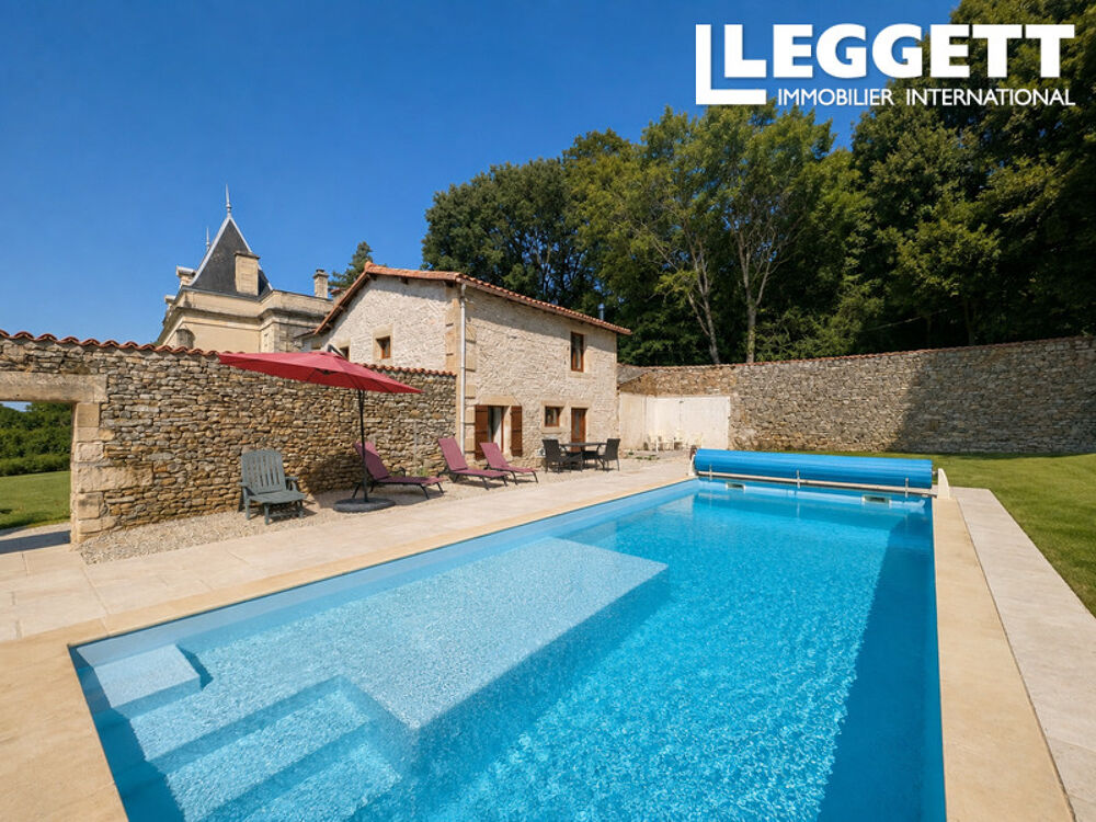 Vente Propriété/Château Magnifique château XIXe, 9 chambres, gîte 2 ch., piscine chauffée, parc 4 ha, dépendances Exireuil