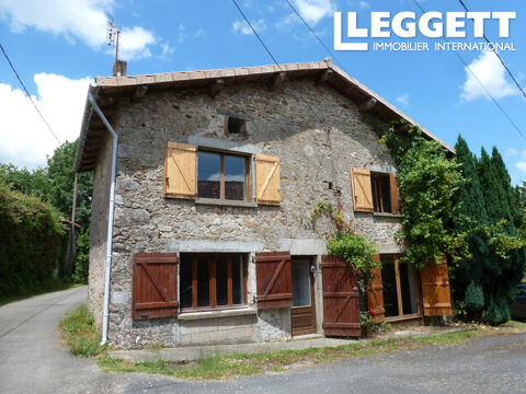   Une maison de 2 chambres avec un garage, 2 granges en pierre avec jardin et terrain � b�tir. Maison - 4 pi�ce(s) - 72 m�