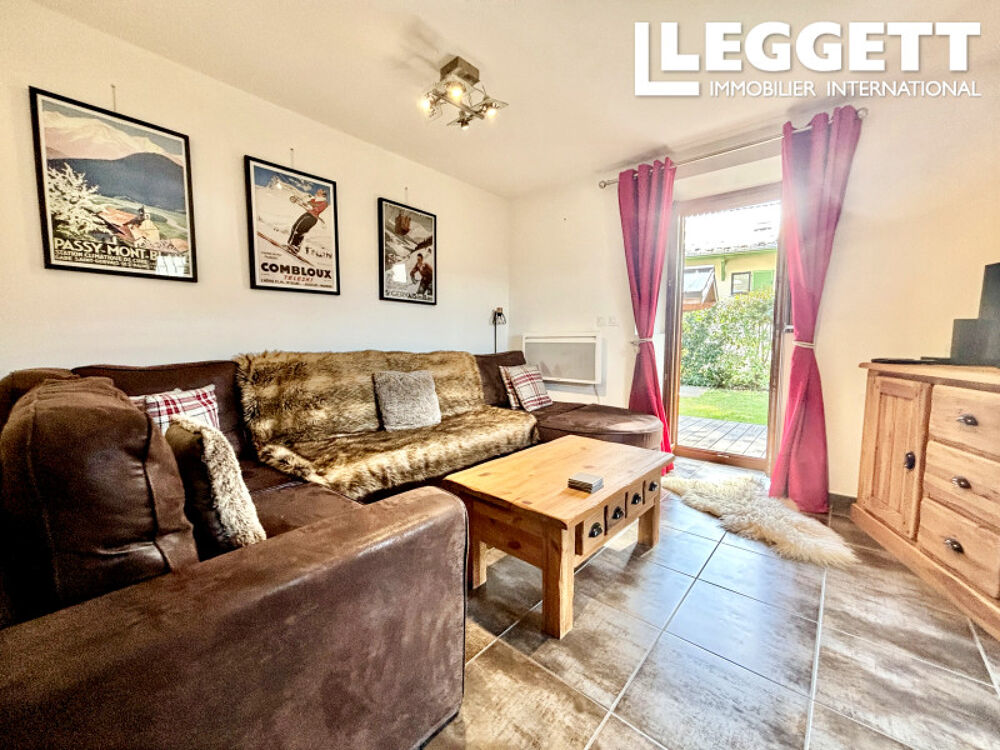 F4 de 79 m² À VENDRE à Saint-Gervais les Bains , jardin ensoleillé, à 300 m du centre et prés des télécabines