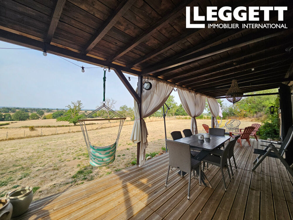 Vente Maison Charmante maison de campagne avec belles vues, terrasse et terrain de 2 049 m² près de Cosne-d'Allier Tortezais