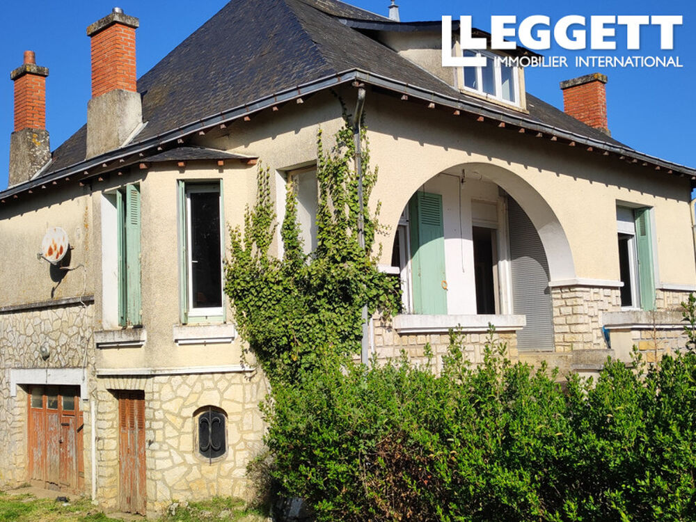 Vente Maison Maison individuelle de 3 chambres à rénover, située au c?ur d'un village avec commerces, garage et jardin Chaunay