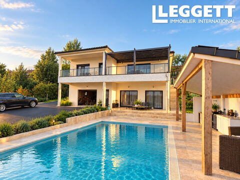   Élégante maison contemporaine avec piscine, T2 indépendant et vue exceptionnelle sur Périgueux Maison - 7 pièce(s) - 173 m²
