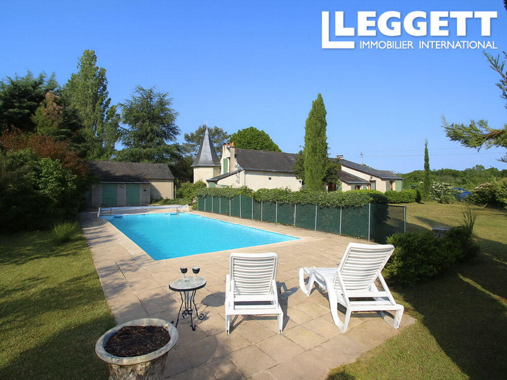 Vente Maison Charmante propriété de caractère de 4 chambres avec piscine proche de la Loire, au nord de Saumur Gennes-val-de-loire