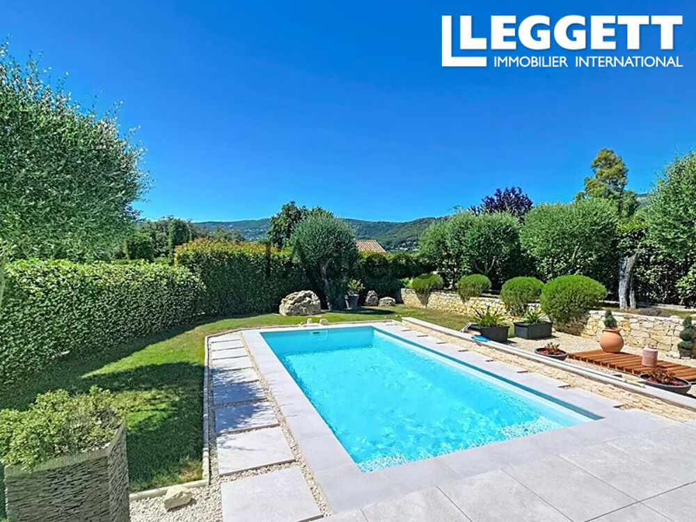 Vente Maison VILLA FAMILIALE MODERNE AVEC PISCINE ET JARDIN PAYSAGER<br /> Grasse