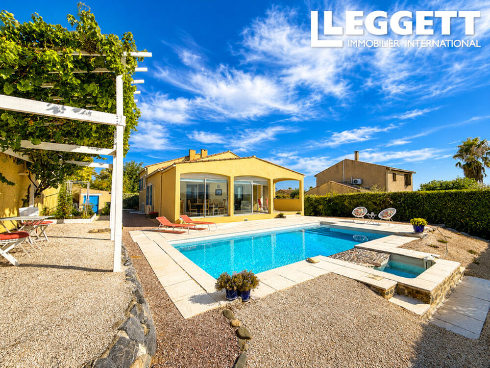 Vente Maison Villa rénovée avec piscine, appartement indépendant et vues dégagées, proche de Béziers ThÉzan-lÈs-bÉziers