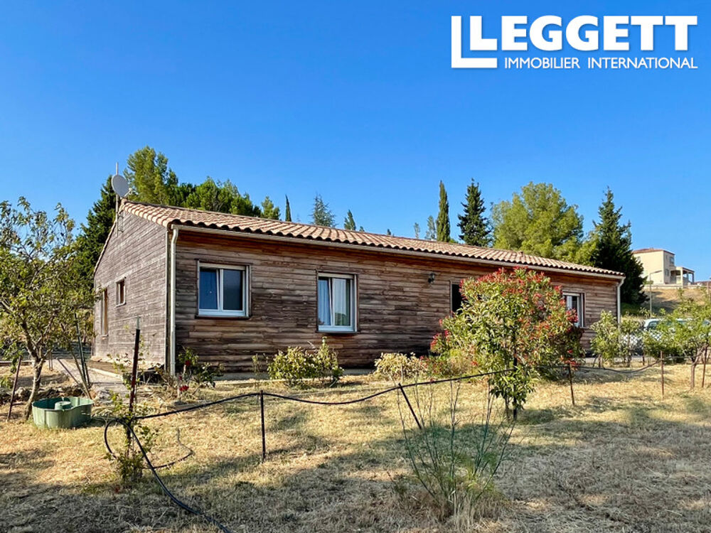 Vente Maison Maison BBC en bois de plain-pied, 2 chambres, 2 salles de bains, garage, jardin, adaptée PMR. Villeneuve-minervois